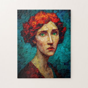Smaragden blik legpuzzel