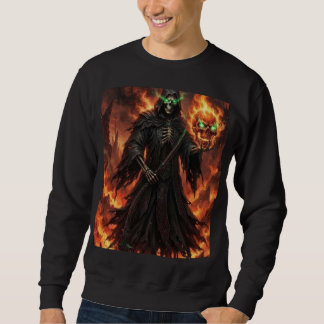Smaragden Schedel Necromancer Donkere Fantasy Goti Trui
