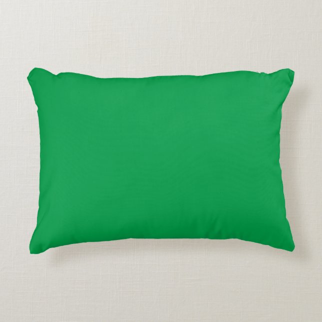 Smaragdgroen  accent kussen (Voorkant)
