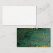 Smaragdgroen Elegant Blank Informatiekaartje (Voorkant / Achterkant)