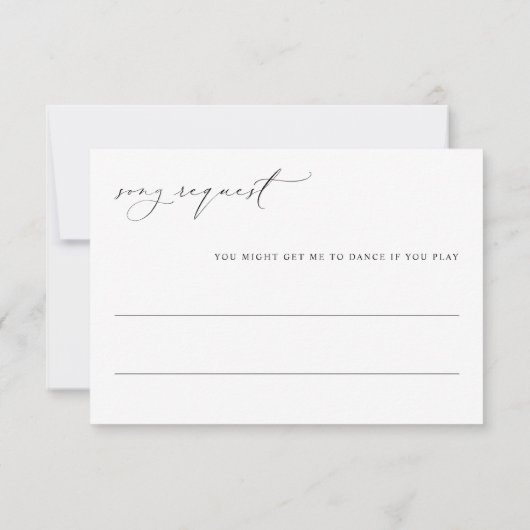 Smaragdgroen Elegant Bruiloft RSVP Kaartje (Achterkant)