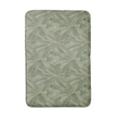 Smaragdgroen en Goud Art Deco Patroon Badmat (Voorkant Verticaal)