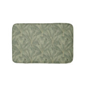 Smaragdgroen en Goud Art Deco Patroon Badmat (Voorkant)