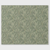 Smaragdgroen en Goud Art Deco Patroon Cadeaupapier (Vlak)