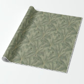 Smaragdgroen en Goud Art Deco Patroon Cadeaupapier (Uitgerold)