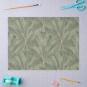 Smaragdgroen en Goud Art Deco Patroon Tissuepapier (Craft)