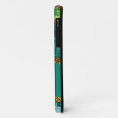Smaragdgroen & Gouden Agaat Geode Case-Mate iPhone Case (Achterkant/links)