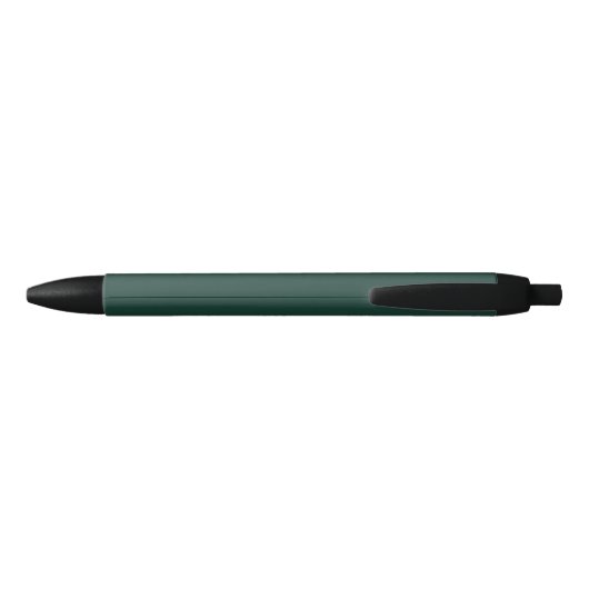 Smaragdgroen script | Stijlvol Monogram Modern Zwarte Inkt Pen (Achterkant)