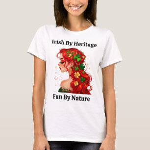 Smaragdgroene betovering: St. Patty's Day Redhead T-shirt