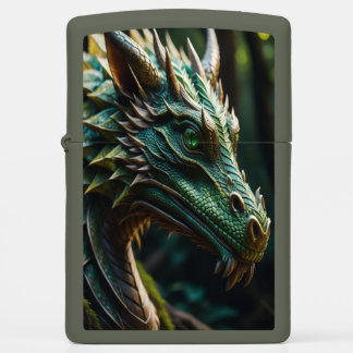 Smaragdgroene blik fantasie draak