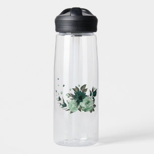 smaragdgroene bloemen botanisch waterfles