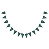 Smaragdgroene bruiloft vlaggetjes (Alle)