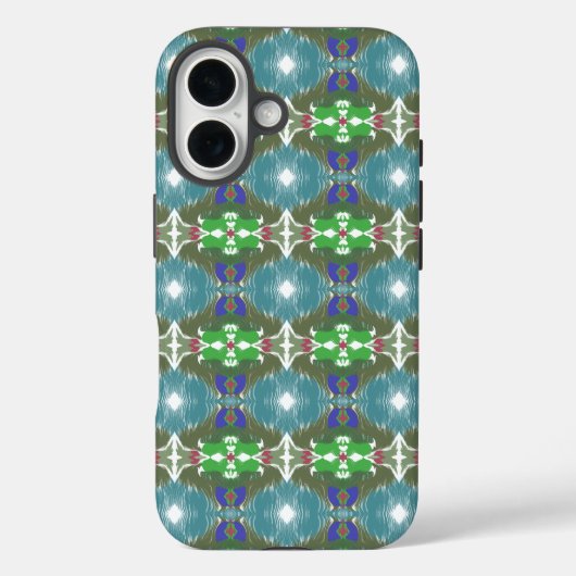 Smaragdgroene Getijde Kaleidoscoop Case-Mate iPhone Case (Achterkant)