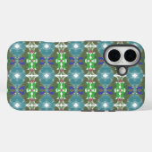 Smaragdgroene Getijde Kaleidoscoop Case-Mate iPhone Case (Achterkant (horizontaal))