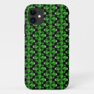Smaragdgroene kunst iPhone 11 hoesje