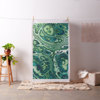 Smaragdgroene marmeren stroming stof
