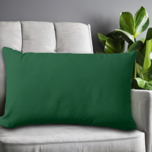 Smaragdgroene minimalistische effen kleur kussen