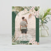 Smaragdgroene Pampasgras FOTO DANK JE WEL Bedankkaart (Staand voorkant)