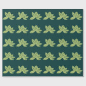 Smaragdgroene rust: Lotus Leaf Gift Cadeaupapier (Vlak)
