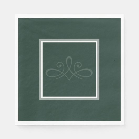 Smaragdgroene servetten (Voorkant)