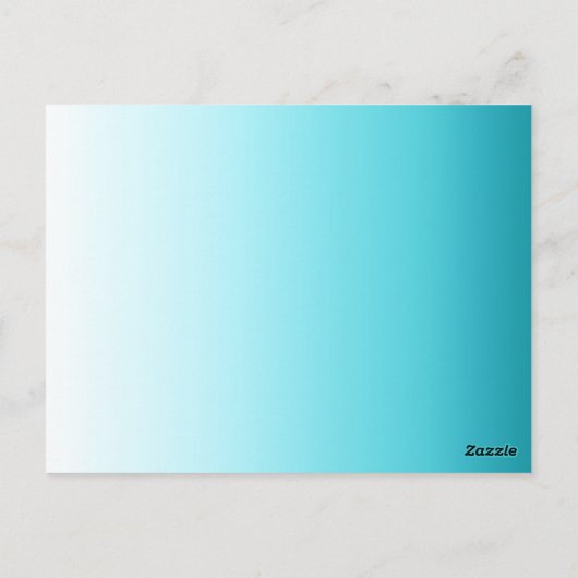 Smaragdgroene wateren Tabel Kaart Nr. 1 | aqua (Achterkant)