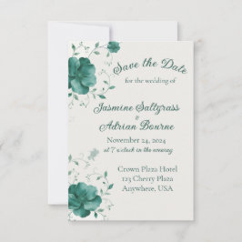 Smaragdgroene Wijnstok Bruiloft Save The Date