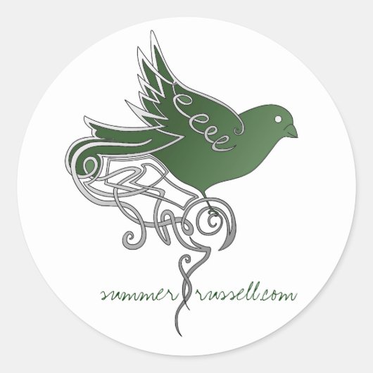 Smaragdvogel stickers (Voorkant)