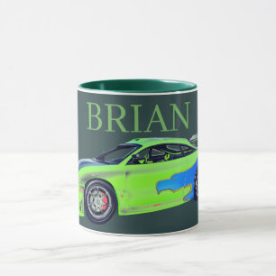 Smaragdwegracer van de Groene Horizon Mok