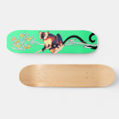 smaragdzwarte citroenplank skateboard (Horizontaal)