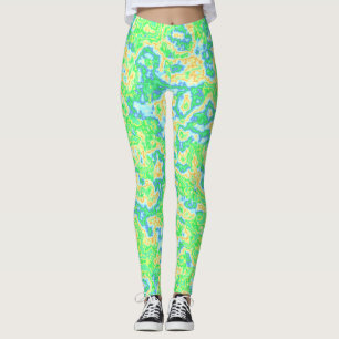 Smarmer van neonzuur leggings