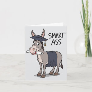 Smart As Donkey Funny Afstuderen Afstuderen Kaart