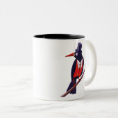 Smart Bird Tweekleurige Koffiemok (Voorkant rechts)