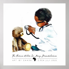 Smart Black-Kind Poster