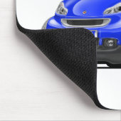 Smart Blue Car Muismat (Hoek)