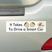 Smart Car-Bumpersticker Bumpersticker (Op auto)