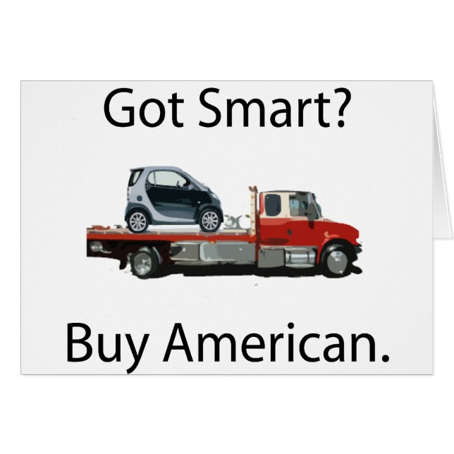 Smart Car Buy American (Voorkant Horizontaal)