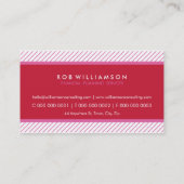 SMART CARTE DE VISITE :: moderne simple et tendanc (Dos)