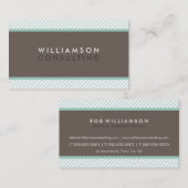 SMART CARTE DE VISITE :: moderne simple et tendanc (Devant / Derrière)