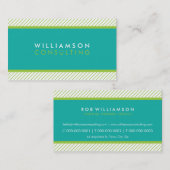 SMART CARTE DE VISITE :: moderne simple tendance 1 (Devant / Derrière)