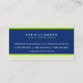 SMART CARTE DE VISITE :: moderne simple tendance 3 (Dos)