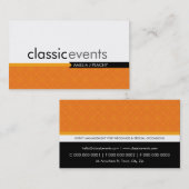 SMART CARTE DE VISITE :: simple classe minimale 26 (Devant / Derrière)