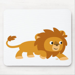Smart Cartoon Lion Mousepad Muismat