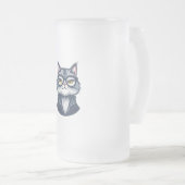Smart Cat met glazen Frosted Glass Mok (Voorkant rechts)