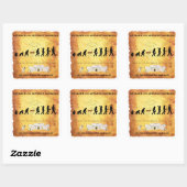 Smart Caveman : Do Math Advance Mankind Stickers (Feuille)