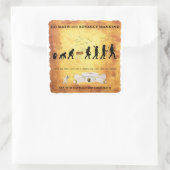 Smart Caveman : Do Math Advance Mankind Stickers (Sac)