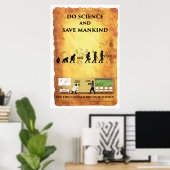 Smart Caveman : Do Science and Save Mankind Poster (Bureau à domicile)