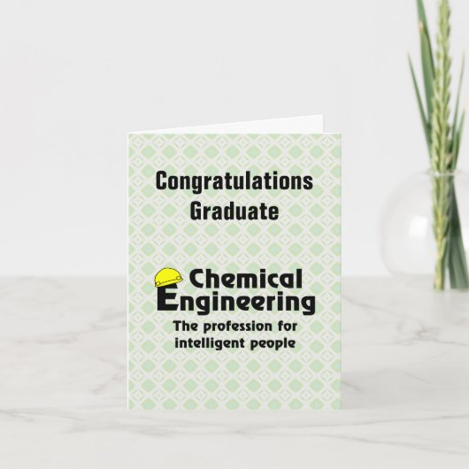 Smart Chemical Engineer Afstuderen Kaart (Voorkant)