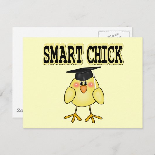 Smart Chick Briefkaart (Voorkant / Achterkant)