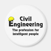 Smart Civil Engineer Magneet (Voorkant)