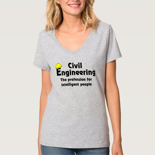 Smart Civil Engineer T-shirt (Voorkant)